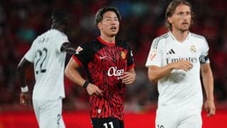 「胸熱！」マジョルカデビューでレアル戦ドロー貢献の浅野拓磨、観戦に訪れた日本代表元同僚と再会「W杯ゴール最強FW2ショット」