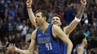 「まるで35歳のよう」レジェンドOBノビツキー、マブスの”後輩”ドンチッチを語る