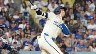 大谷翔平の理解不能な41号「なんで」　泳がされ右手一本なのに…「本当にすごい」