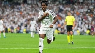 18歳エンドリッキがデビュー戦でゴール！　王者マドリーがホーム開幕戦で今季初勝利【ラ・リーガ】