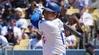 大谷翔平、左手死球で絶叫→自身3度目100得点　8戦ぶり無安打も決勝生還…ド軍勝利