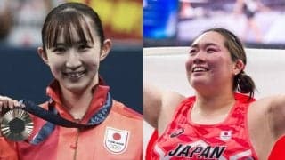 早田ひなが北口榛花に「まじすげえ！」メダリストが“舞台裏”でやり取り「日本人は卓球上手みたいな」まさかの秘話も明かす