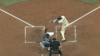 大谷翔平、捕手直撃の“爆速スイング”が「怖すぎ」 視聴者ドン引き… “戦慄の光景”に「映して大丈夫か」