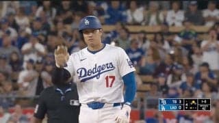 捕った時点で二塁目前！ 大谷翔平が完全に“盗んだ”　驚速スタートに捕手、大慌ての瞬間