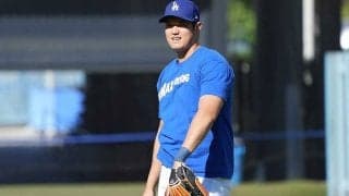 大谷翔平は「グッドな状態」　指揮官が説明…左手首にはテーピングもスタメン出場