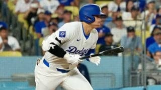 大谷翔平、3年連続150安打到達　今季46度目マルチに本拠地喝采…左手首にテーピングも快音