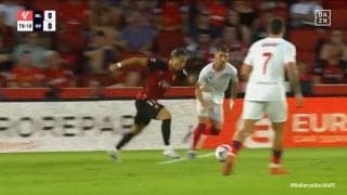 半端ないスピード！浅野拓磨、超高速カットインで相手を引きはがし右足一閃！ベンチスタートの鬱憤晴らすキレキレショット炸裂の瞬間「パンチ力あるな」