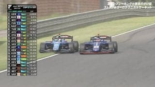 元F1ドライバーが“驚異のドラテク”で魅せた！ あわやコースオフ→劇的オーバーテイクの瞬間「ほとんど芝生じゃんw」解説者も唸る