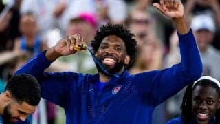 客席にいた身長213cmの金メダリスト　中継映りネット騒然「普通に座ってて笑った」