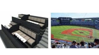 ロッテ、2025年から本拠地に新席種「シーニック・ボックス」　雨でも安心のテーブル席