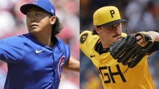 「秘密を共有」今永昇太が“怪物新人”とボールの握りを見せながら会話！ファンは興味津々「これはクールだ」「最高のルーキー」