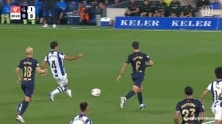 キレッキレ！久保建英、劣勢のなかで先制点を演出！相手4人を引きつける“メッシ級”ドリブルで敵陣中央を切り裂いた瞬間「うますぎて草」