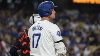 大谷翔平、3戦ぶりノーヒットも…ド軍2連勝でメジャー最速80勝　4差でDバックスとの首位攻防戦へ