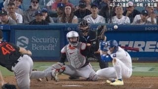 どこ投げてんだよ！ 頭部への危険球が頭上を通過… ド軍野手の“死球回避”の動きが「神業すぎる」