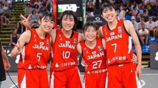 3x3女子U18日本代表が過去最高位の銀メダル！…決勝ではアメリカと2点差の大激闘