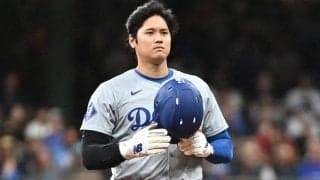 大谷翔平、手術を受けた右肘付近に死球　152キロ直撃で苦悶の表情…場内は騒然も二盗成功