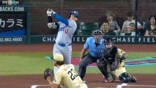 大谷翔平、「打球速度エグい」 爆速ツーベースで敵地騒然… 初球打ちでブーイングを黙らせる一撃「いきなりきた！」