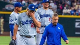 左足親指負傷のカーショーにIL入りの可能性　2回持たず降板…ド軍指揮官が険しい表情で示唆