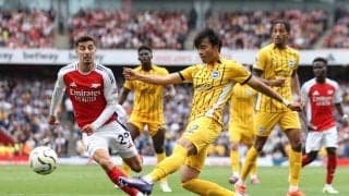 ライス退場のアーセナル、ブライトンとの連勝スタート対決は譲らずドロー【プレミアリーグ】