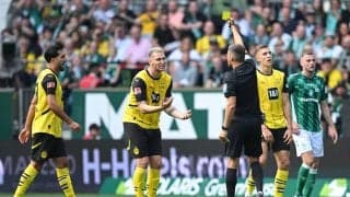 シュロッターベック退場のドルトムント、ブレーメンに低調ゴールレスドロー【ブンデスリーガ】