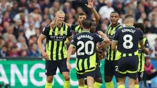 ハーランドが2試合連続ハットトリック！　王者シティがハマーズ撃破で開幕3連勝【プレミアリーグ】