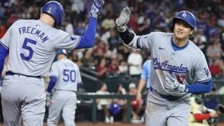 「まだ9月なのに」大谷翔平、また打った！ 先頭打者弾の44号で“50-50”に前進 連夜の一撃に米記者も愕然「どうかしている」