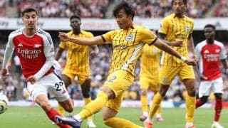 ブライトン、10人のアーセナルにドロー決着　三笘薫への現地評は分かれる「交代まで終始、脅威となっていた」「あまりボールに絡めず」