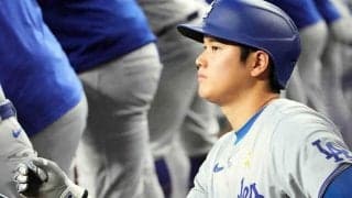 大谷翔平、DH解除で8回途中交代　大量点差で休養優先か…4の0で3戦連発ならず