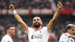 「最後かも…」開幕3試合連続ゴールのサラー、最後のオールド・トラッフォードでの試合に？ 契約について言及「誰もまだ話していない」