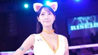 「ラウンドガール姿もかわいい」運転免許写真が“美人すぎる”と話題のグラドル、リング上の姿に「足ながっ」