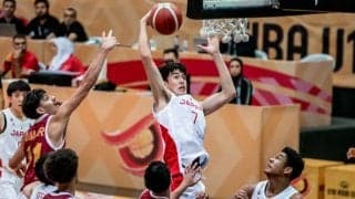 U18日本代表がアジアカップ白星発進…渡邉伶音ダブルダブルでカタール下す