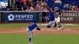 どこ振ってんだよ！ 今永昇太のストレートが「とんでもない」 相手打者が“騙されて”空振り三振で「マジックだな」