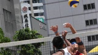 大井町駅前でビーチバレー開催！？