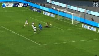 日本代表でも頼むぞ！ GK鈴木彩艶、怪物ルカクとの初対決でビッグセーブ「シャットアウトだ」強烈シュートを右足１本で弾き返した瞬間