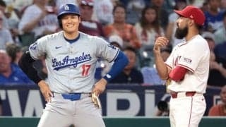 大谷翔平と元同僚の「やり取りが可愛い」　試合中の“交流”にX注目「いちゃついてる」