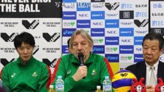 Vファイナル/最終決戦を前に記者会見を実施