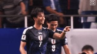 三笘薫、1年3か月ぶりの代表戦ゴール「役者揃い踏み」「半端ないって！」「さすがすぎる」中国戦で日本代表の追加点