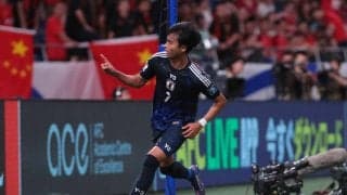 日本代表が三笘薫のヘッドで追加点！　前半ATに突き放しにも成功