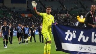 埼スタ凱旋を勝利で飾ったGK鈴木彩艶、アウェイのバーレーン戦も無失点へ「また1戦目という気持ちで」
