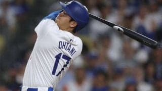 大谷翔平は「ばかげてる…」　実況から思わず漏れた笑み、“天敵”撃ち45号に唖然