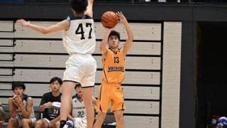 前半で2ケタリードをつかんだ八王子学園八王子…開志国際の猛追いなし大会初戦白星／U18トップリーグ男子