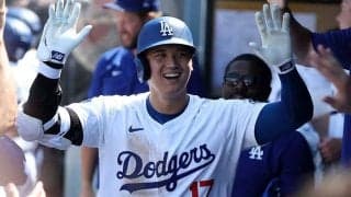 大谷翔平、史上初の46-46で2冠再浮上　自己最多タイ46号＆更新の101打点…ド軍連勝