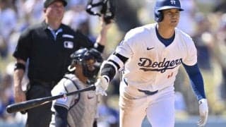 「今日はフェアゾーンに入れられた」大谷翔平、自己最多タイ46号で“52‐52”ペース「いいバッティングだった」と自画自賛