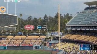 大谷翔平、弾丸46号が「やりすぎ」 外野手がポカーン＆棒立ち… 188キロ“爆速通過”で「どうしようもない」