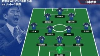 日本代表のスタメン発表！中国戦からは1名変更、久保建英に代えて鎌田大地を起用、メンバー外4人は中国戦と同じ4人【2026北中米W杯アジア最終予選】