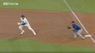 ウソだろ！？ 大谷翔平に「ドン引き」 笑ってたのに… いきなりスタート→余裕の“爆速盗塁”に球場騒然