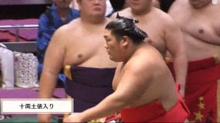 尊富士の化粧まわしが…「こっちも素敵」「配色渋い」心機一転にも好意的な声