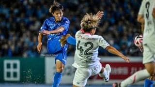 「綺麗な落ち方してるなぁー」J1川崎MF橘田健人のギュンと落ちるシュートが「翼くんのドライブシュートの様だ」と大絶賛！ 相手GKがジャンプして伸ばした手も無効化した衝撃の一撃