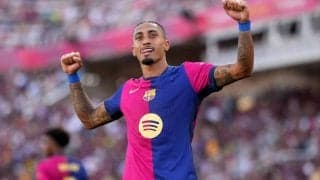 ハフィーニャが8月のラ・リーガ月間最優秀選手賞を受賞