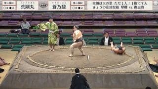 力士の動きが突然、おかしくなった…「なにあの戻り方w」「かわいい」白星直後の珍しい一コマにファン驚き